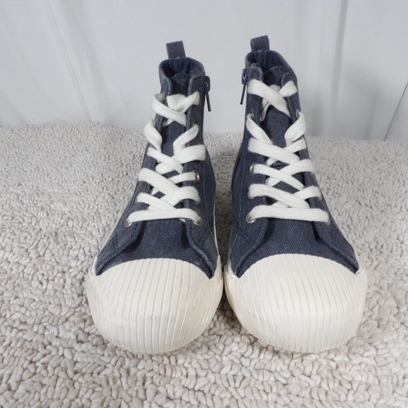 NEW Big Girls Cat & Jack Shiloh High Top Sneakers Size 2 - Picture 6 of 9